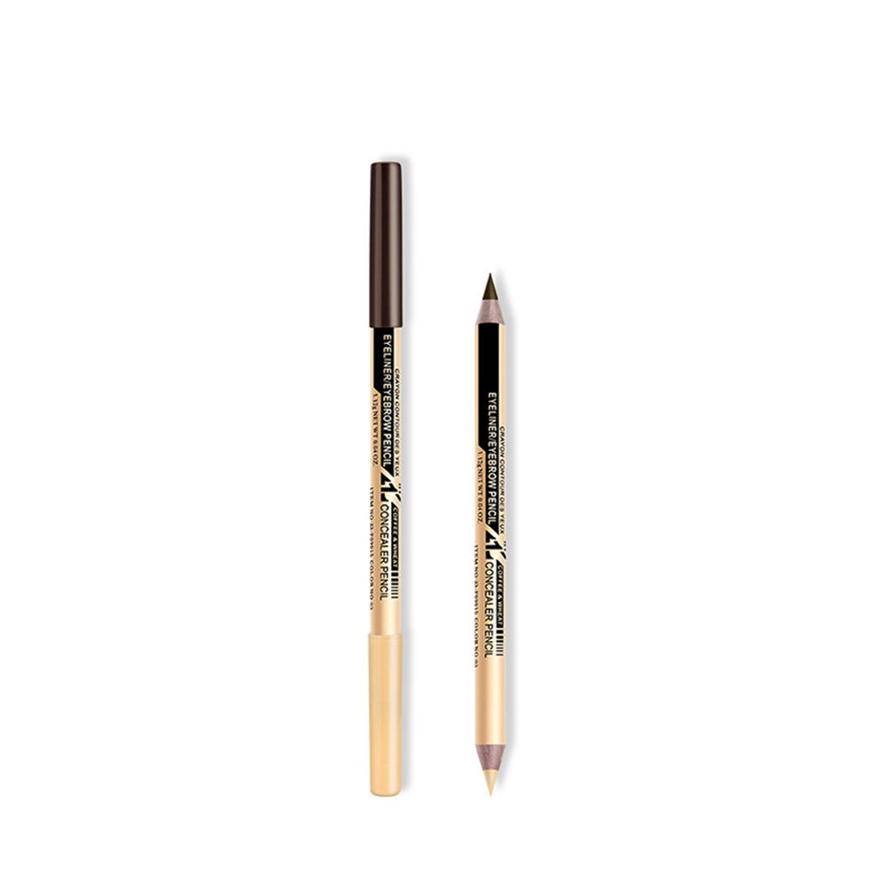 BEAUTYBIGBANG 1pc Eyeliner Waterproof Double Head Design Waterproof Long Lasting