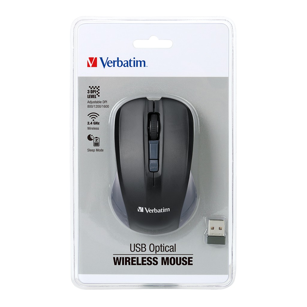 Verbatim USB Optical Wireless Mouse 66629 | Lazada Singapore