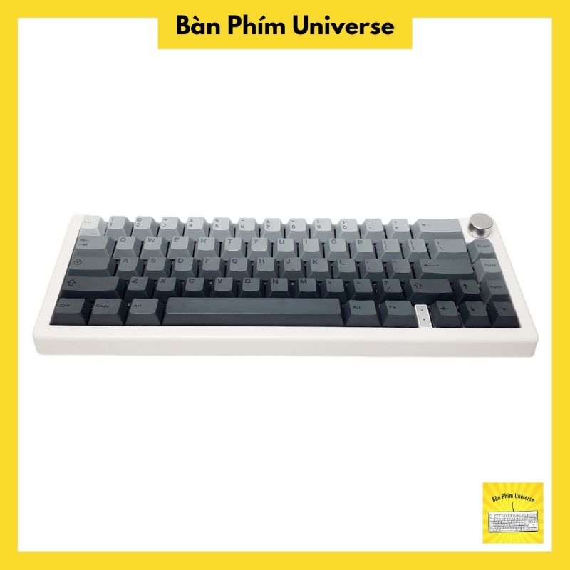 Keycap gradient đen - keycap pbt profile cherry 124 phím - keycap đen gradient cho bàn phím cơ - bàn phím universe