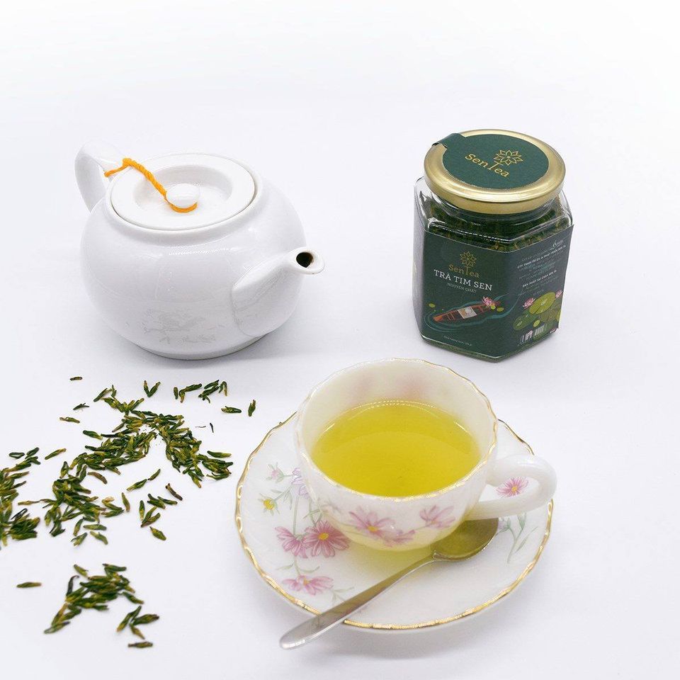 Trà tim Sen Đồng Tháp Nguyên Chất( Hũ 125gam)