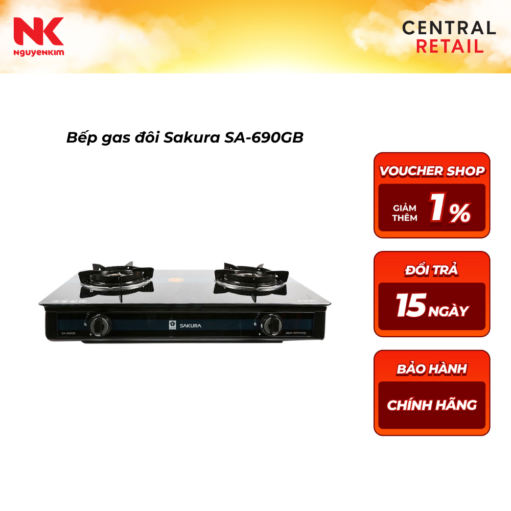 BẾP GAS SAKURA SA-690GB