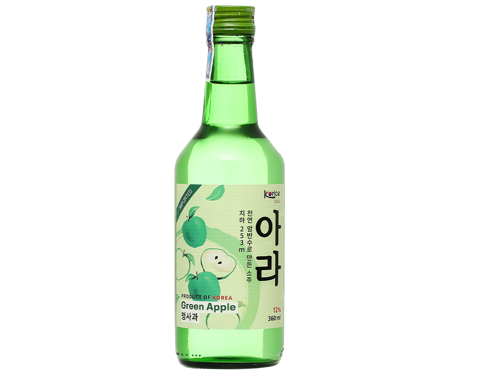 Soju korice nhập khẩu chính ngạch hàn quốc 360ml 8 vị - ảnh sản phẩm 4