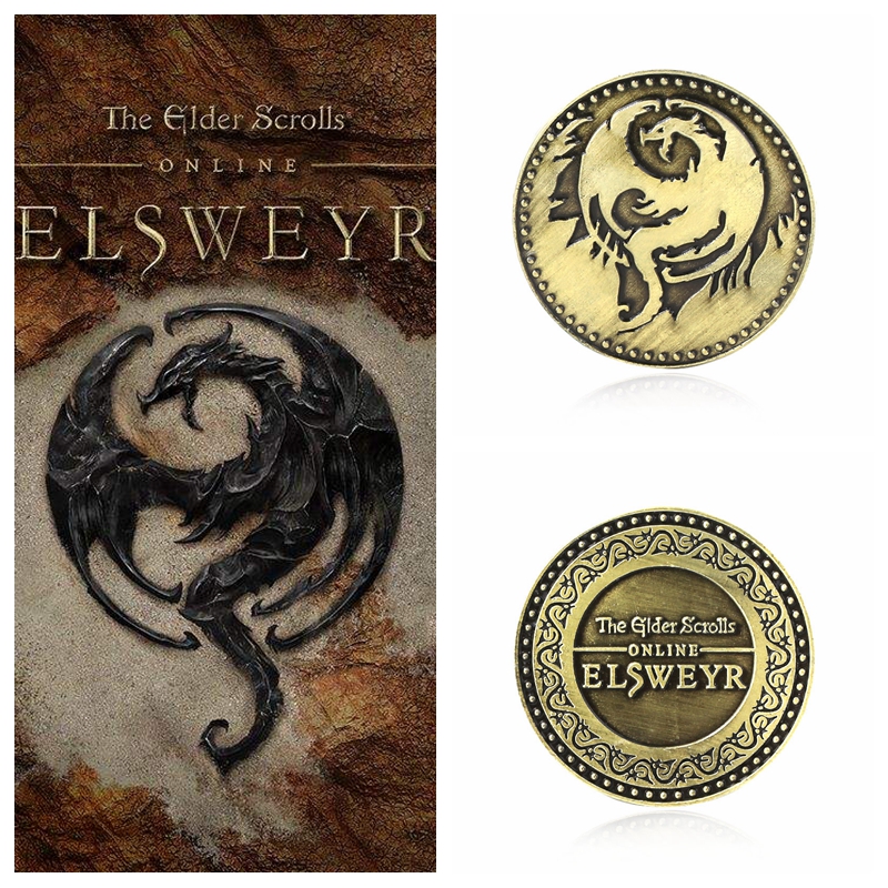 The%20Elder%20Scrolls%20Online%20Elsweyr%20Coin%20Keychain%20Drago%20Logo%20Ancient%20Bronze%20Key%20Chain%20%20Men%20Fans%20Souvenir%20Jewelry%20Gift%20-%20Image%203