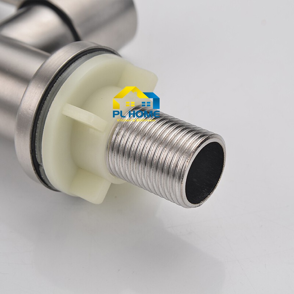 Vòi Rửa Chén Bát Lạnh Inox 304 Phi 18