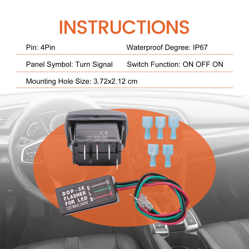 OUMERY%2012V%20Universal%203-Wire%20Flash%20Controller%20W/Turn%20Signal%20Switch%20LED%20Light%20Flasher%20Blinker%20Relay%20for%20Boat%20Trucks%20Car%20ATV%20UTV%20-%20Image%202