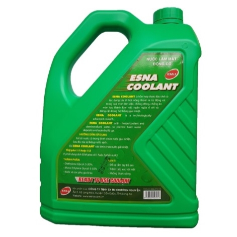 [HCM]Nước làm mát động cơ xanh Esna Coolant 4L