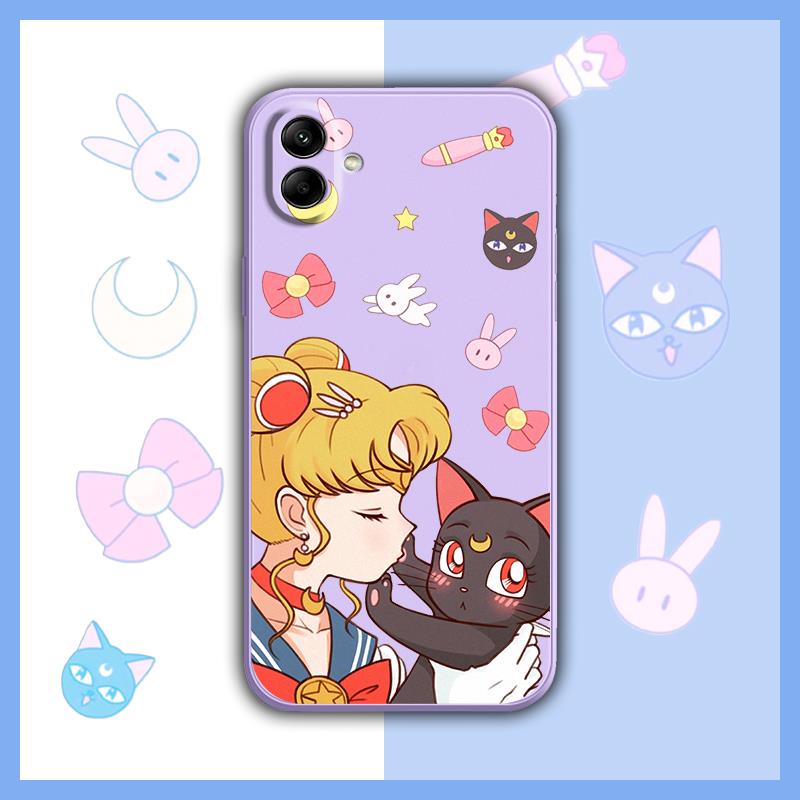 cute%20Skin%20feel%20silicone%20Phone%20Case%20For%20Samsung%20Galaxy%20A05/SM-A055F%20Fashion%20Design%20TPU%20Phone%20lens%20protection%20Solid%20color%20-%20Image%203