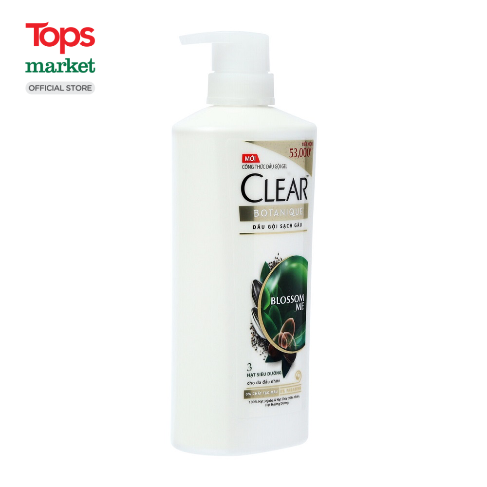 Dầu Gội Clear Thảo Dược 3 Hạt Siêu Dưỡng 630G