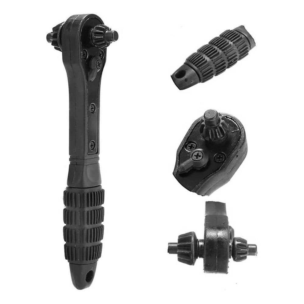 VALER Multifunction Drill Clamping Tool For Drill Bit Drill Chuck Key Ratchet Spanner Ratchet Wrench Universal Wrench Quick Ratchet Wrench