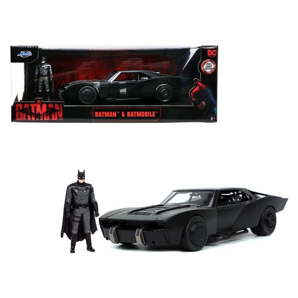 Jada 1/24 Scale Batmobile with Batman Figure The Batman Diecast Car Lazada PH