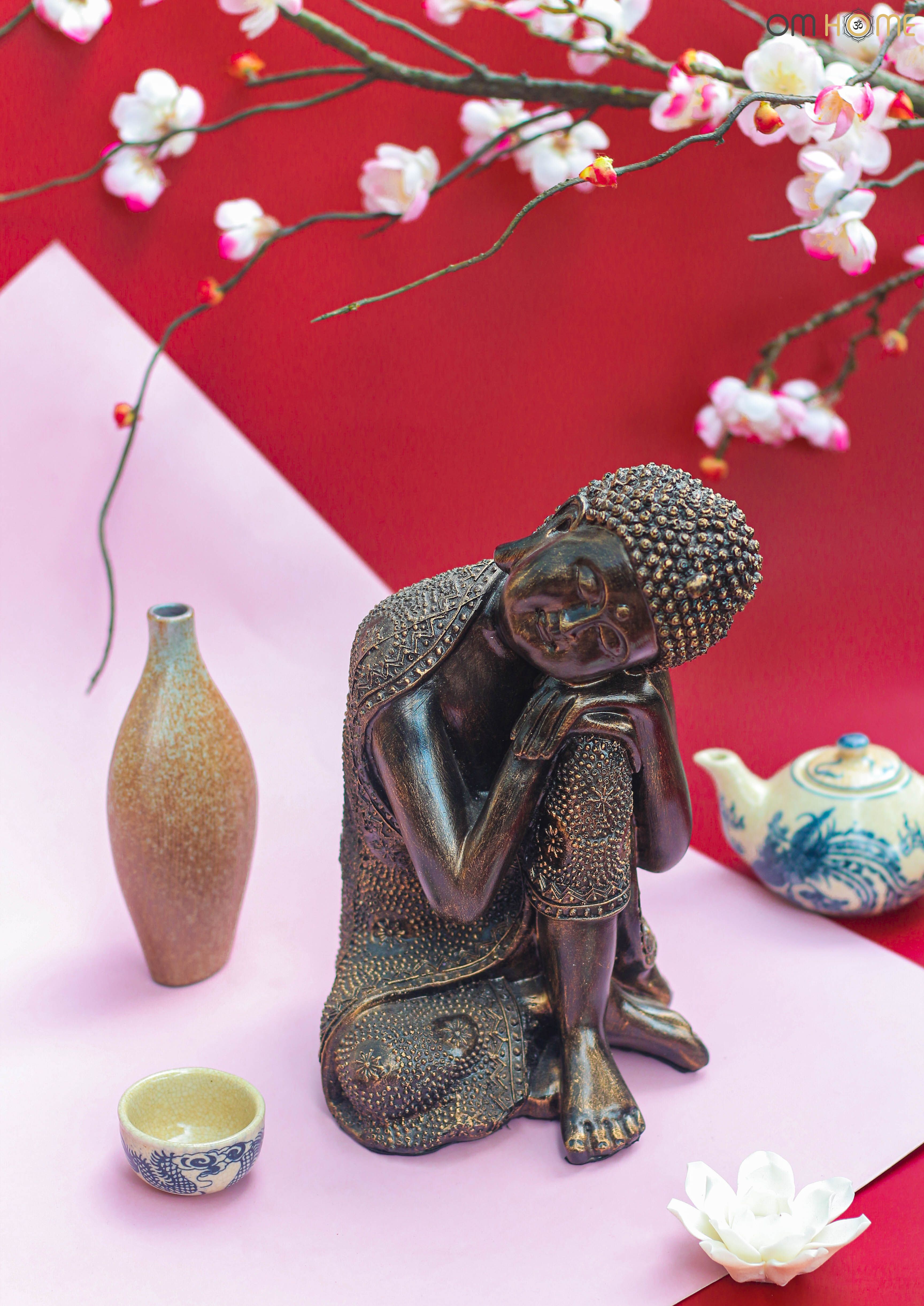 Tượng Phật Vô Ưu Nghiêng Trái Om Home