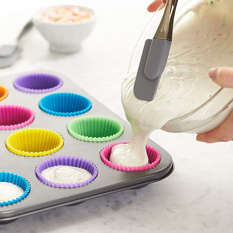 5Pcs%20Round%20Silicone%20Mold%20Cupcake%20Muffin%20Cup%20Baking%20Cookies%20Egg%20Tart%20Jelly%20Mold%20DIANGUI%20-%20Image%203