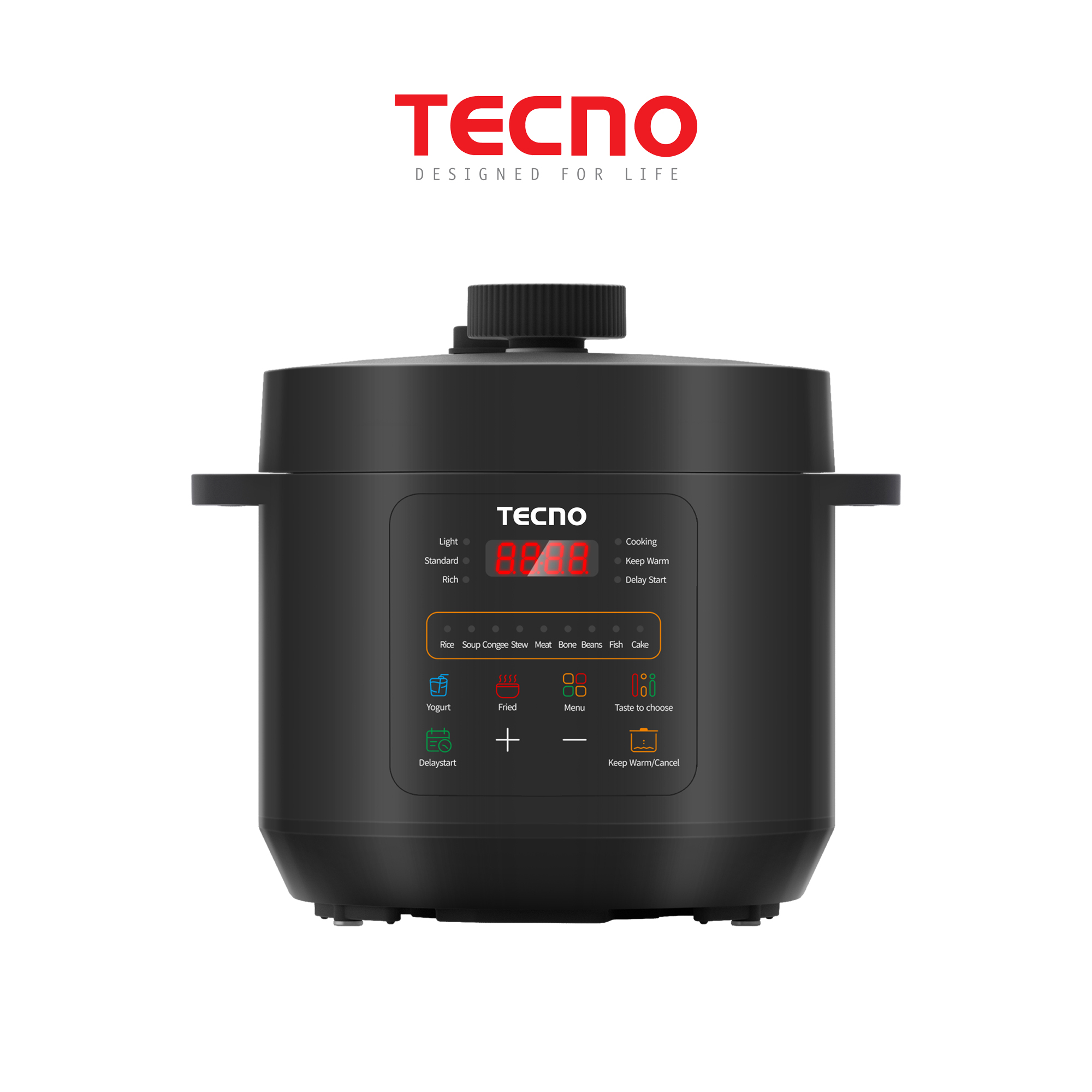 Tecno TPC612 MultiPurpose All in One Electric Pressure Cooker Lazada