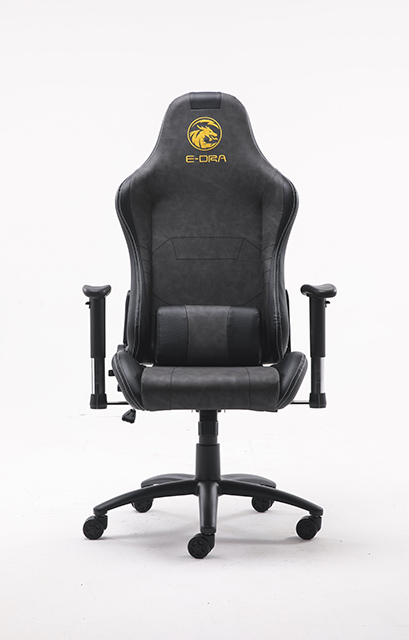 Ghế gaming edra midnight egc205 chất liệu da pu cao cấp, sợi carbon - bảo hành 12 tháng