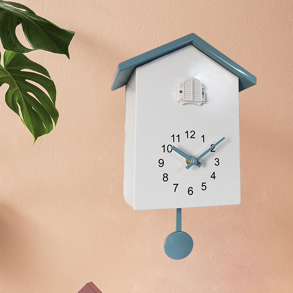 Đồng Hồ Treo Tường Baoblaze Cuckoo, Đồng Hồ Quả Lắc Phòng Trẻ Em Đồng Hồ Tường Trang Trí Nội Thất