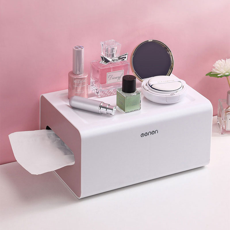 Desktop tissue box, multifunctional creative storage box, home living room coffee table, paper drawer, Plastic,simple,mini desktop small trash can