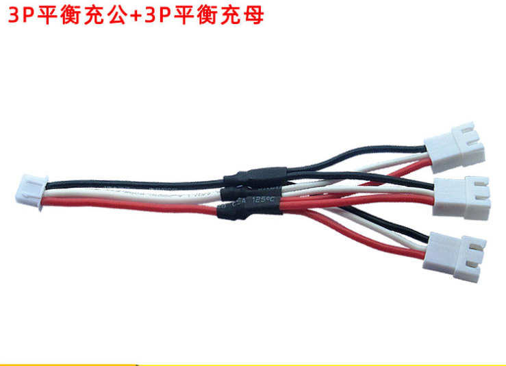 [HCM]Dây sạc đa năng 3 cổng 7.4v dây nối 2s