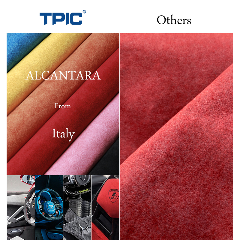 NEW 【Innovative design】Tpic Alcantara For Bmw Mercedes Audi Tesla ...