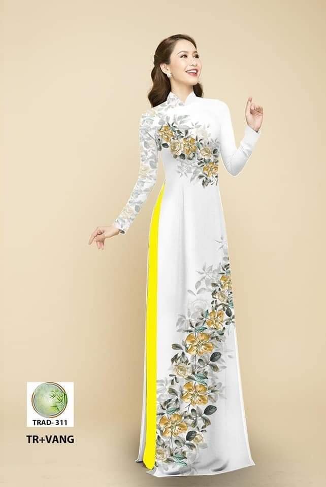 Áo Dài Truyền Thống Cả Bộ: Ad12-T4