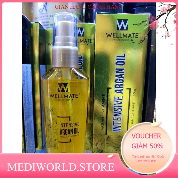 WELLMATE tinh dầu dưỡng tóc (60ml) - Chính Hãng