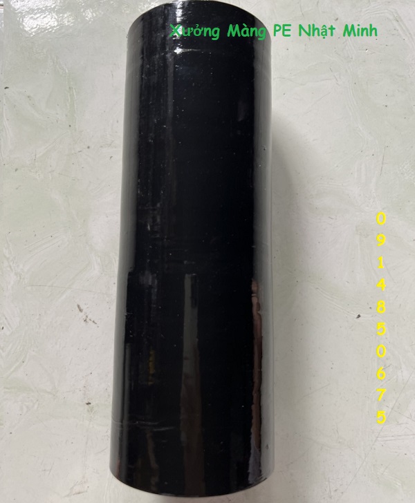 Màng PE đen thui quấn hàng 25cm 1kg