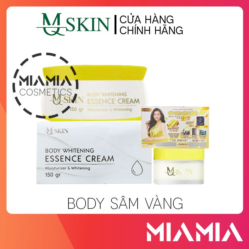 Kem body sâm vàng mq skin dưỡng trắng da toàn thân chính hãng