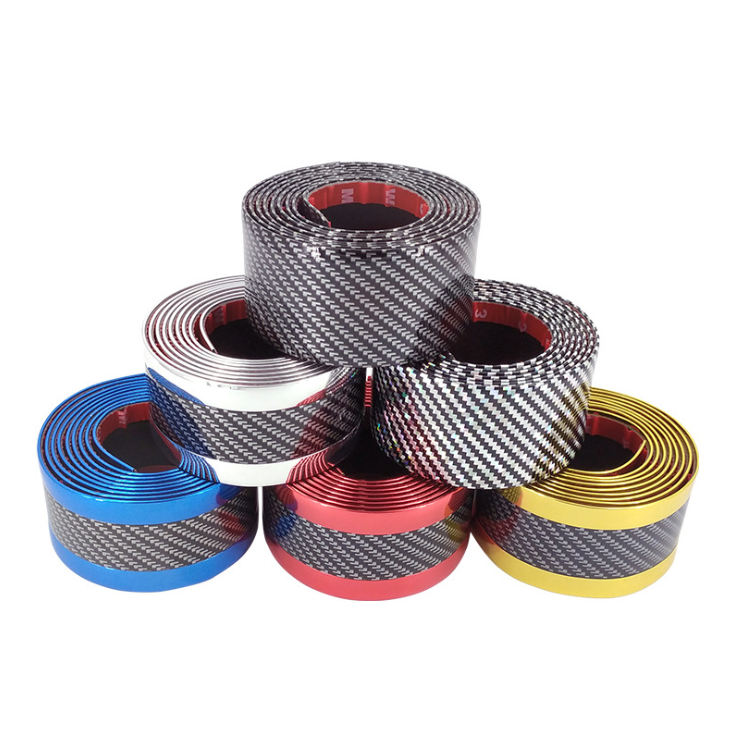 Cacbon dán cốp, dán bước chân chống xước xe hơi, ô tô 2,5 mét x 50mm
