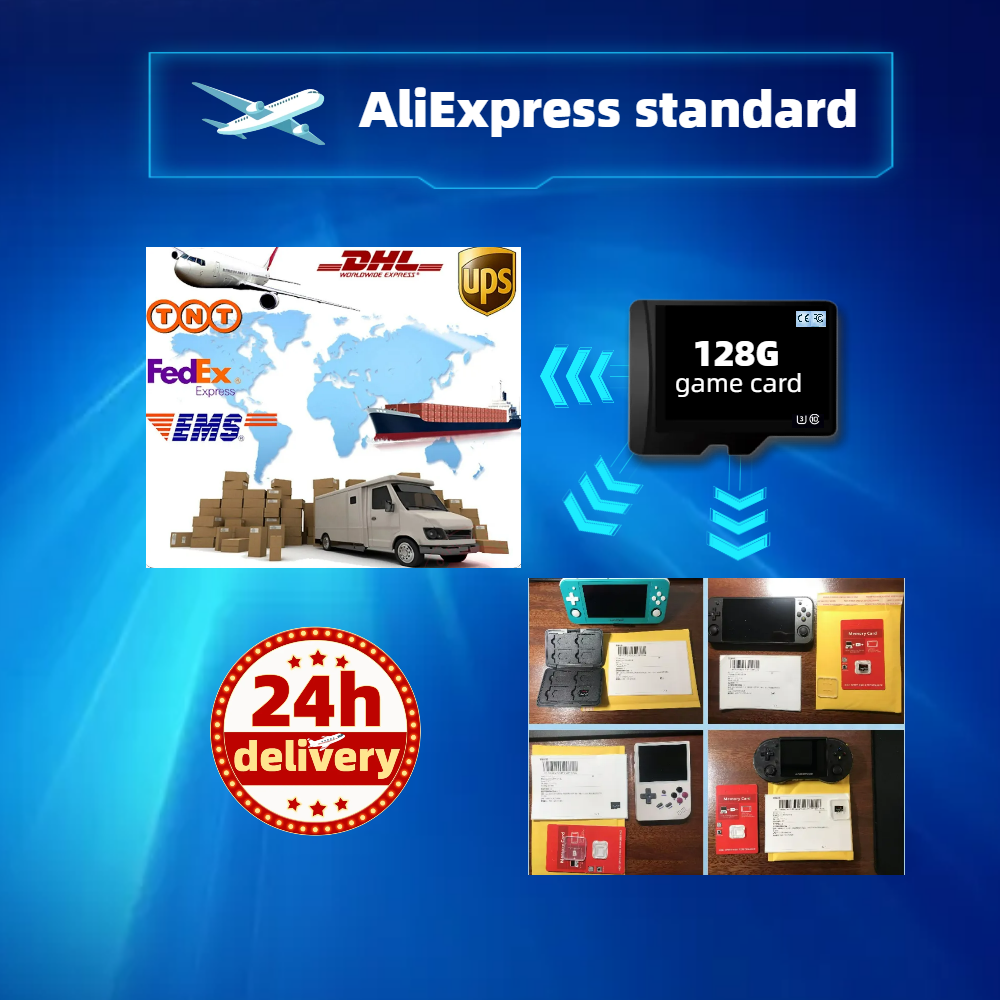 Game Card For Anbernic RG505 Memory Classic Retro TF Europe Version PS2 PSP PS1 Portable Console Handheld 128G RG405v ODIN 2. 