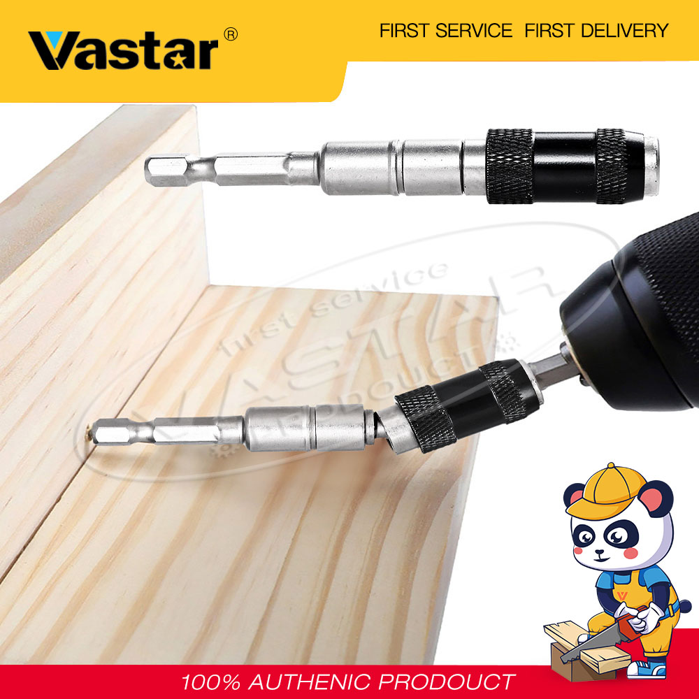 Vastar Screw Drill Bit Adjustable Pivoting Tip Holder