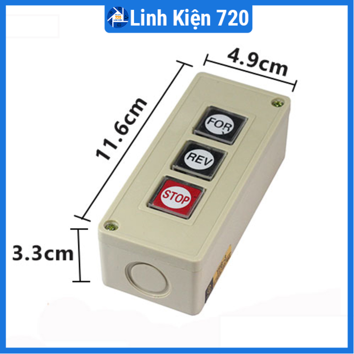 Hộp nút nhấn TPB-3 250VAC 3A