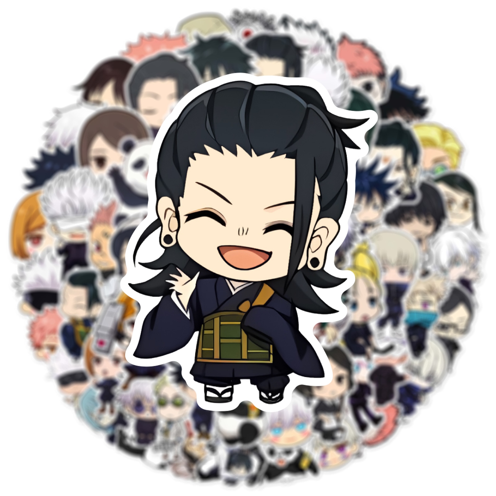50Pcs/Set Cartoon Jujutsu Kaisen Stickers Season 2 Decoration Suitcase Scrapbooking Laptop Phone Stationery Manga Kid Sticker. 