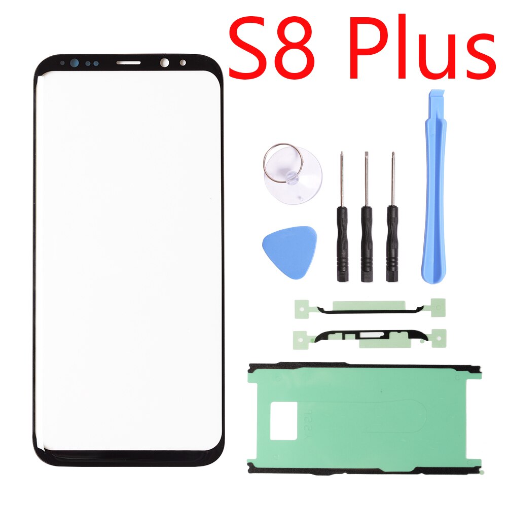 1pcs for samsung galaxy s8 s9 g960 s9 plus s10 note 8 9 10 20 plus front outer touch screen glass lens replacement parts