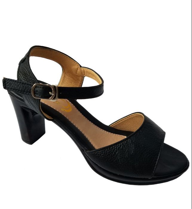 Giày Sandal Cao Gót Nữ Da Bò BIGBEN Cao 7 Phân CG114
