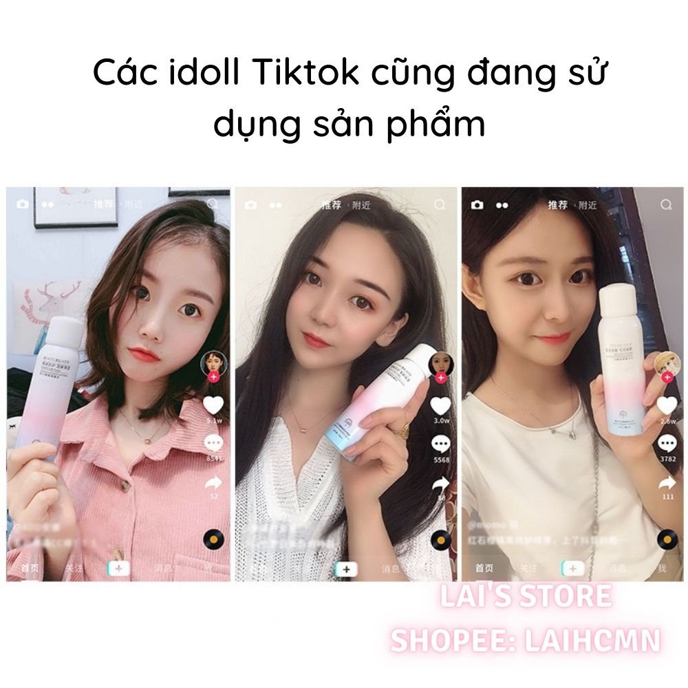 Xịt Chống Nắng Trắng Da Maycreate Moisturizing Spray - LAI'S STORE