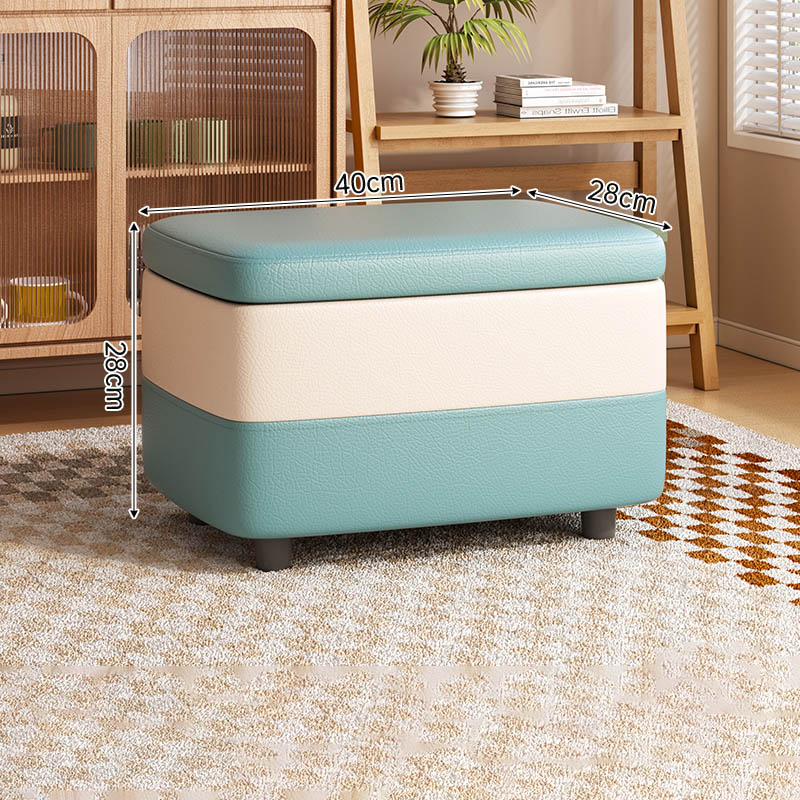 NFA Storage stool can be used for household shoe changing, storage box can accommodate people, storage, sofa stool, bed end storage, small stool for household use