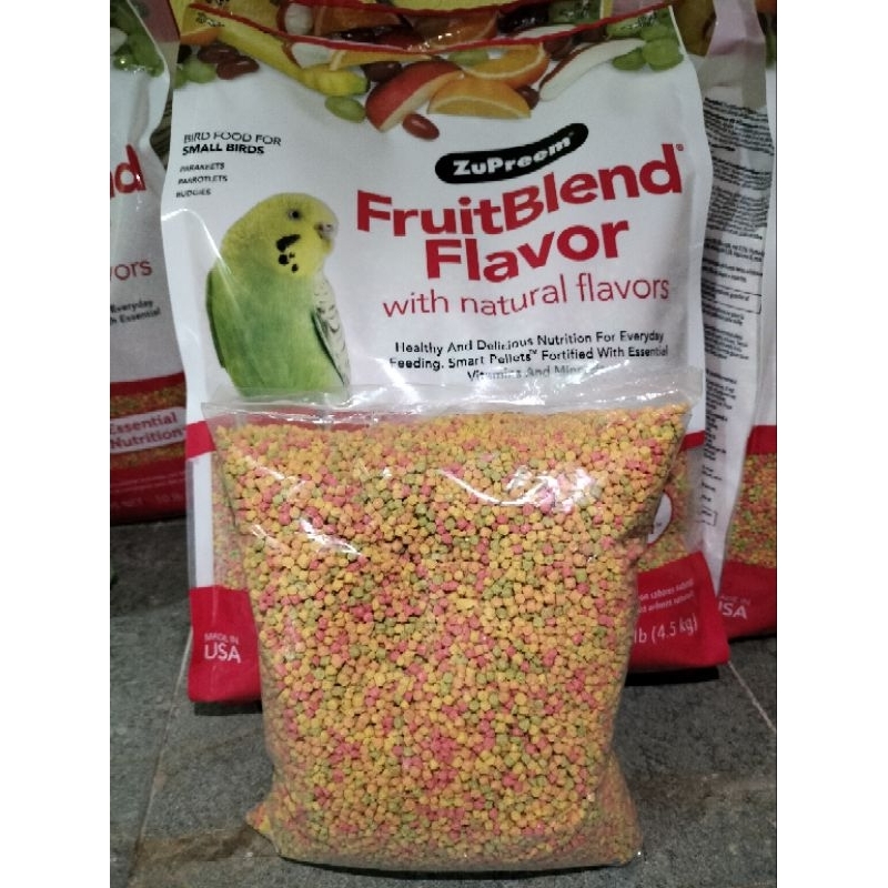 ♕Parrot food..Fruits blend zupreem avian breeder diet SMML repack 1kg ...