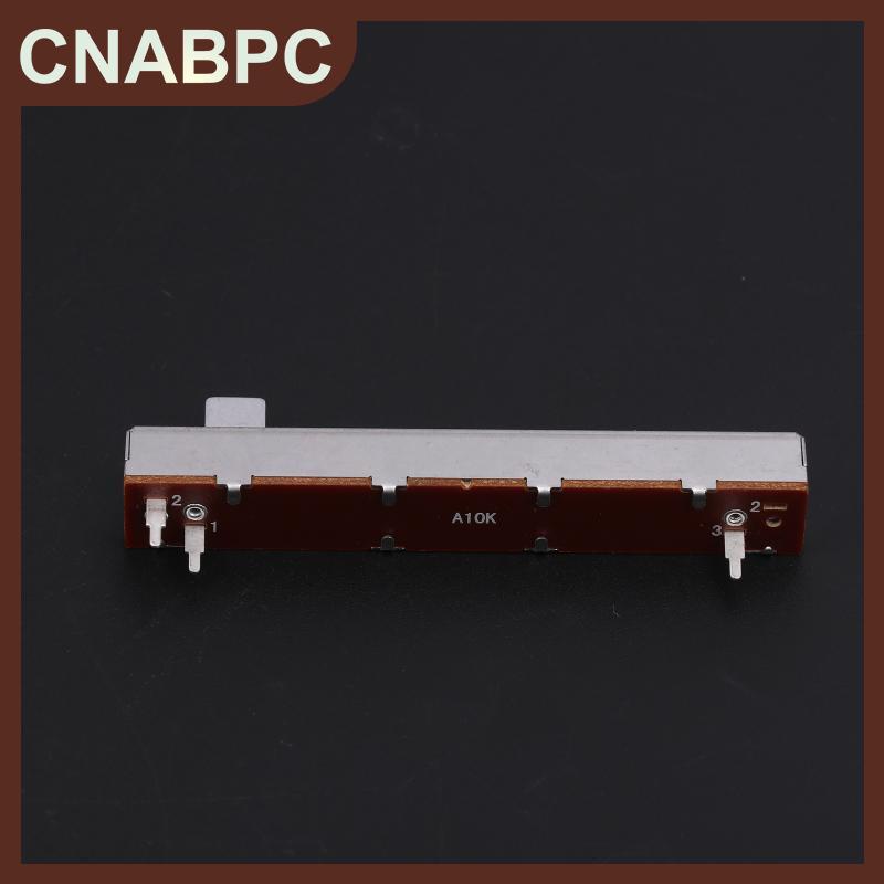 CNABPC 88Mm 3-Pin Duy Nhất Potentiometer A10K B10K Thẳng Trượt Potentiometer Mono Kênh Mixer Fader Đột Quỵ 6Mm