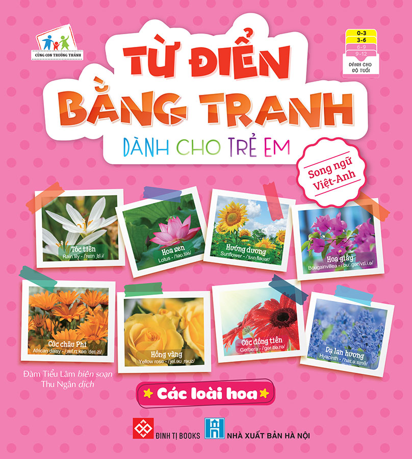 Từ điển bằng tranh dành cho trẻ em - các loài hoa
