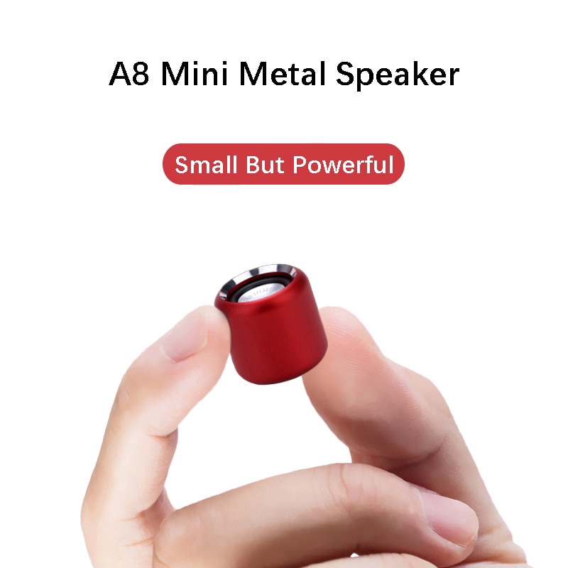 Super-mini Portable Bluetooth Speaker Best Sound Bass Remote Shutter Control Small Wireless Speaker Boombox for iPhone Xiaomi