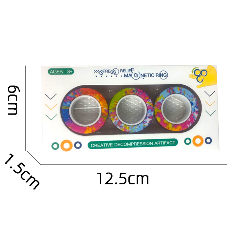 【Hot demand】【Hot demand】Magnetic Rings Finger Fidget Spinner Rings ...