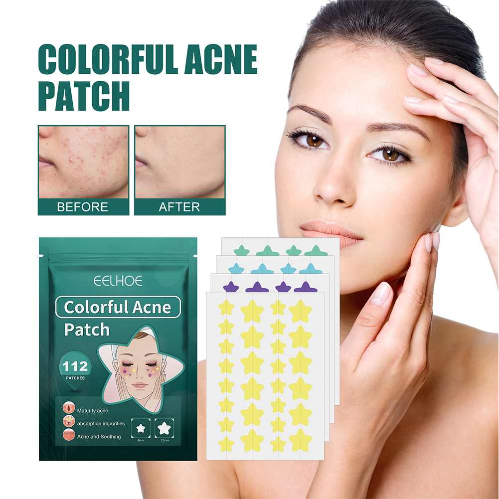 112pcs%20Pimple%20Acne%20Concealer%20Beauty%20Acne%20Tools%20Star%20Shaped%20Hydrocolloid%20Acne%20Patches%20Cute%20Pimple%20Spot%20Bandages%20for%20Face%20Healing%20-%20Image%205