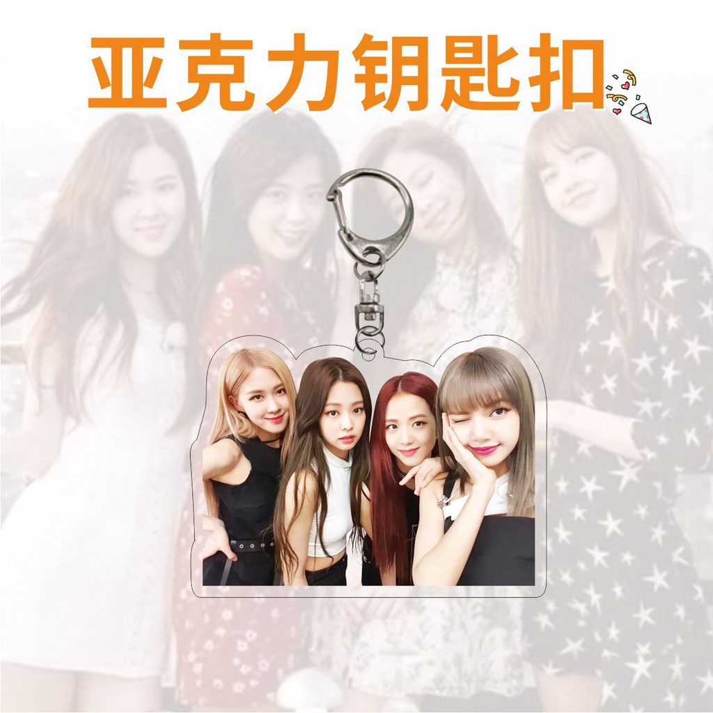 Móc Khóa Hình Hoa Hồng BLACKPINK