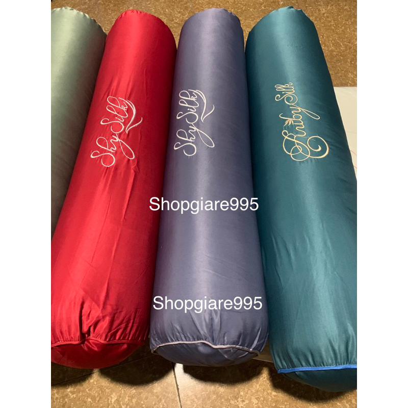 Vỏ gối ôm chất liệu Lụa Sateen ( Có kéo khoá )