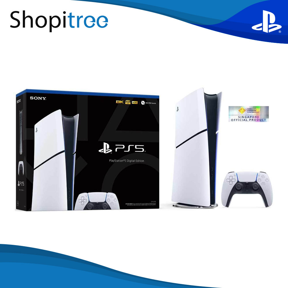 Local SG Set] Sony PlayStation 5 Slim 1TB Digital Console with 15 Months  Warranty by Sony Singapore | Lazada Singapore