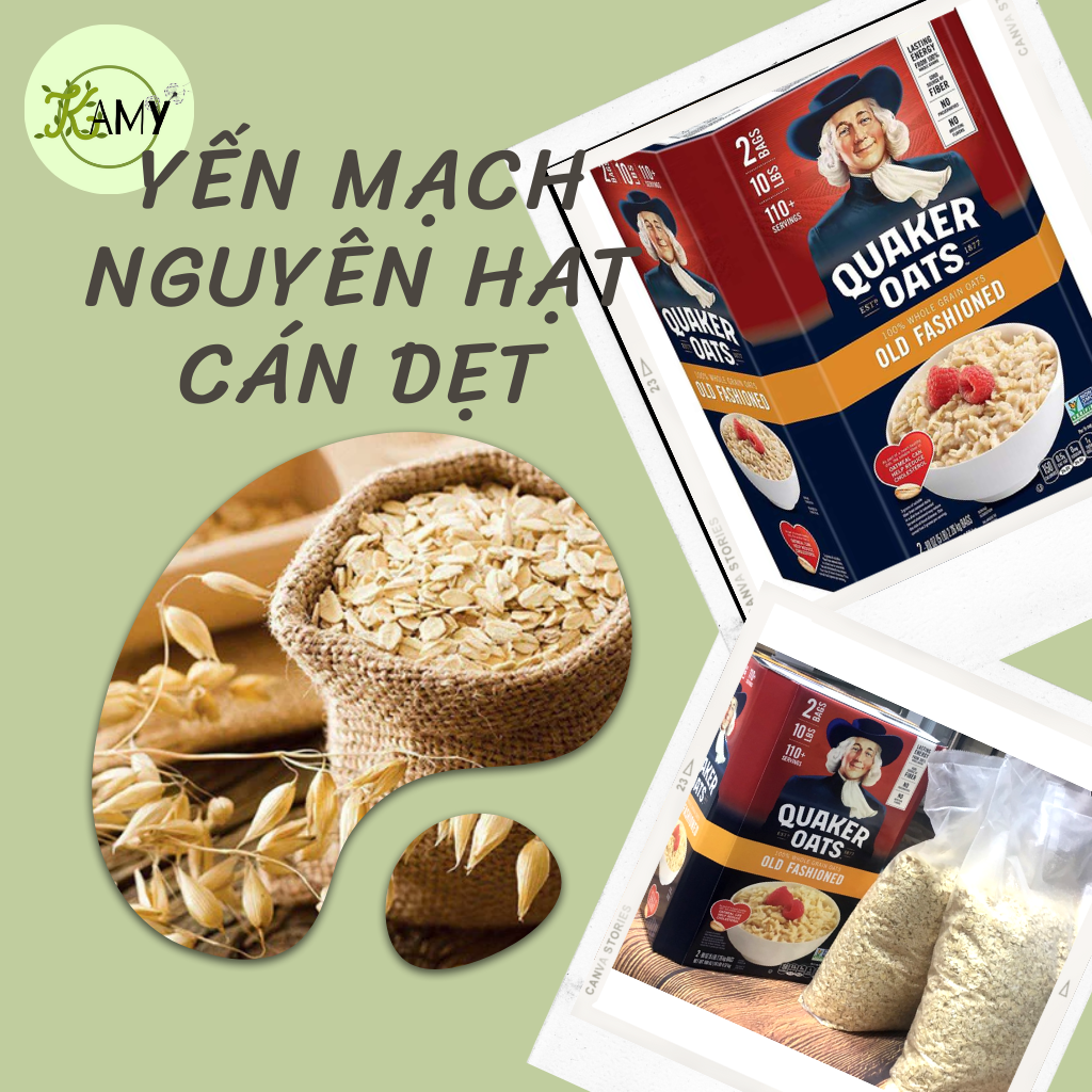 Yến Mạch Quaker Mỹ 4,52kg Chất Lượng