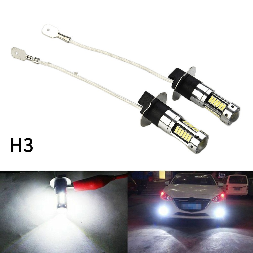2pcs g5 car fog driving light drl 6000k super white 1800lm high power 50w led fog light driving lamp bulb