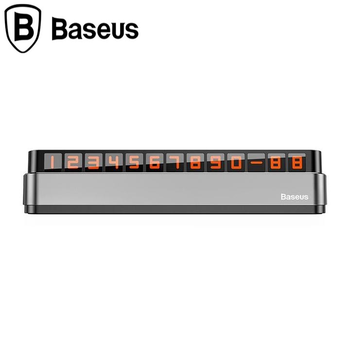 Bảng số điện thoại trên taplo ô tô, xe hơi nhãn hiệu Baseus ACNUM-B0S
