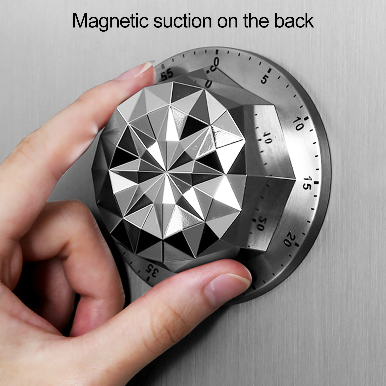 Mechanical Kitchen Timer Mechanical Timer Stainless Steel Kitchen Timer Easy Operation Precise Timing No Battery Required Clear Alarm Perfect
