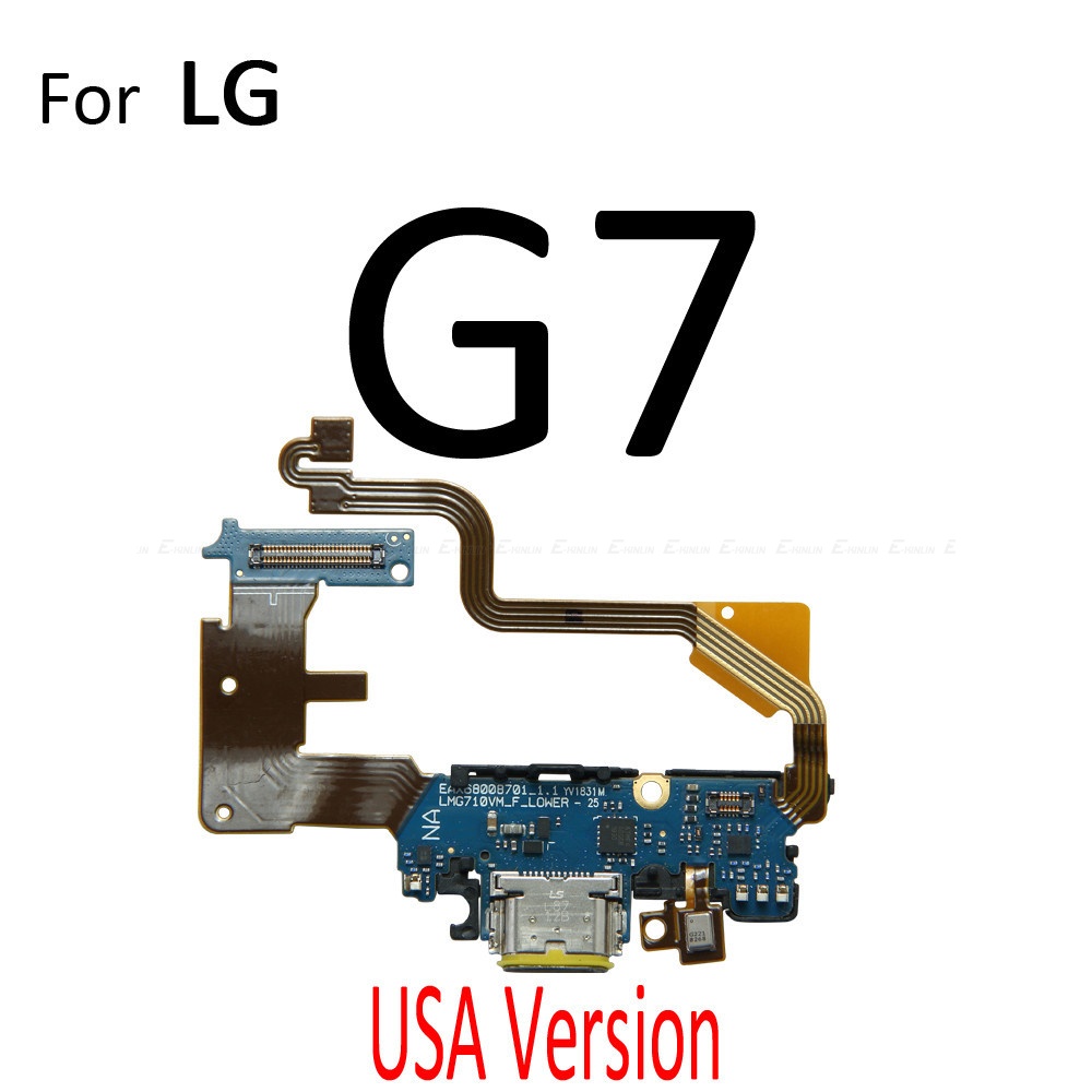 Charger usb dock charging dock port board with mic microphone flex cable for lg g5 g6 plus g7 g8 g8x g8s thinq parts