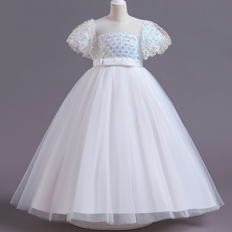 Baby Blue Designer Gown Dress for Girls Online | Gown Off White-hoanganhbinhduong.edu.vn
